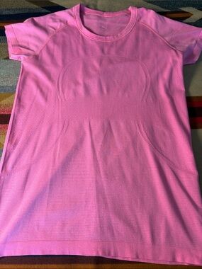 lululemon athletica Bright Pink Short-Sleeve Performance Tee